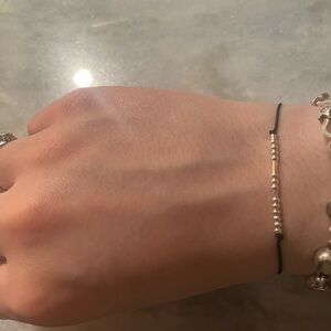 Elegant Silver Beaded Bracelet